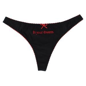 CTM Women's In Your Dreams Scallop Trim Panty